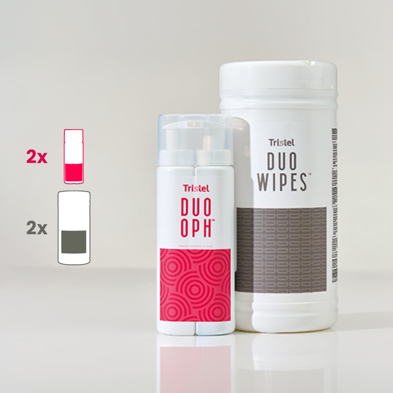 Tristel Duo OPH & Tristel Duo Wipes (x2) - 310 cycles